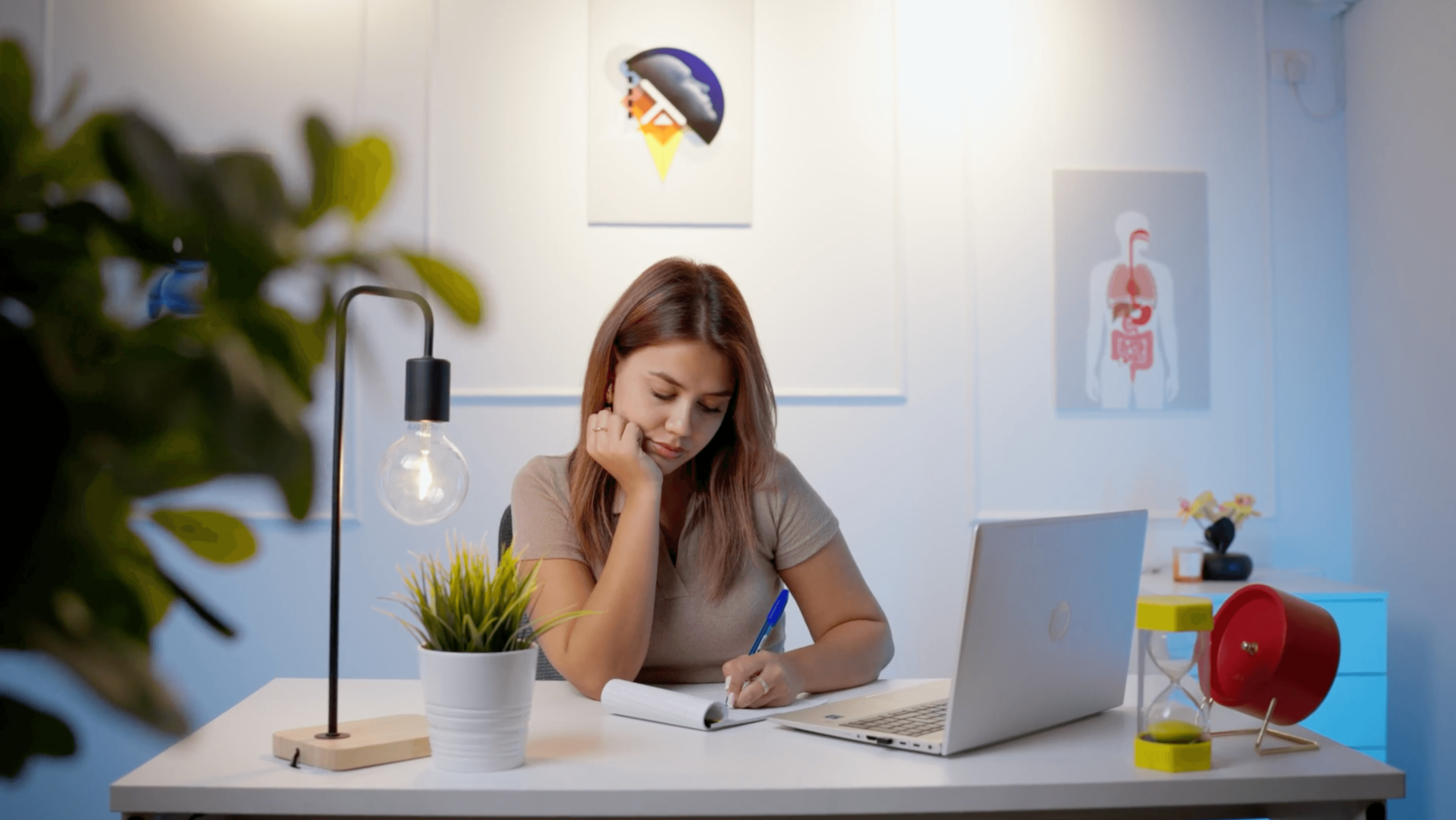 Student exploring university choices